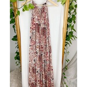 DREW ANTHROPOLOGIE NAOMI VINTAGE‎ FLORAL MAXI DRESS NATURAL MOROCCO​​​​​
